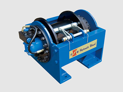 Installation and application of hydraulic winch